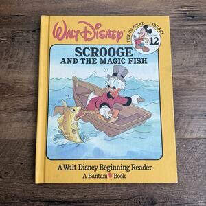 Scrooge and the Magic Fish - Hardcover By Disney Studios - 1986 - Vol 12